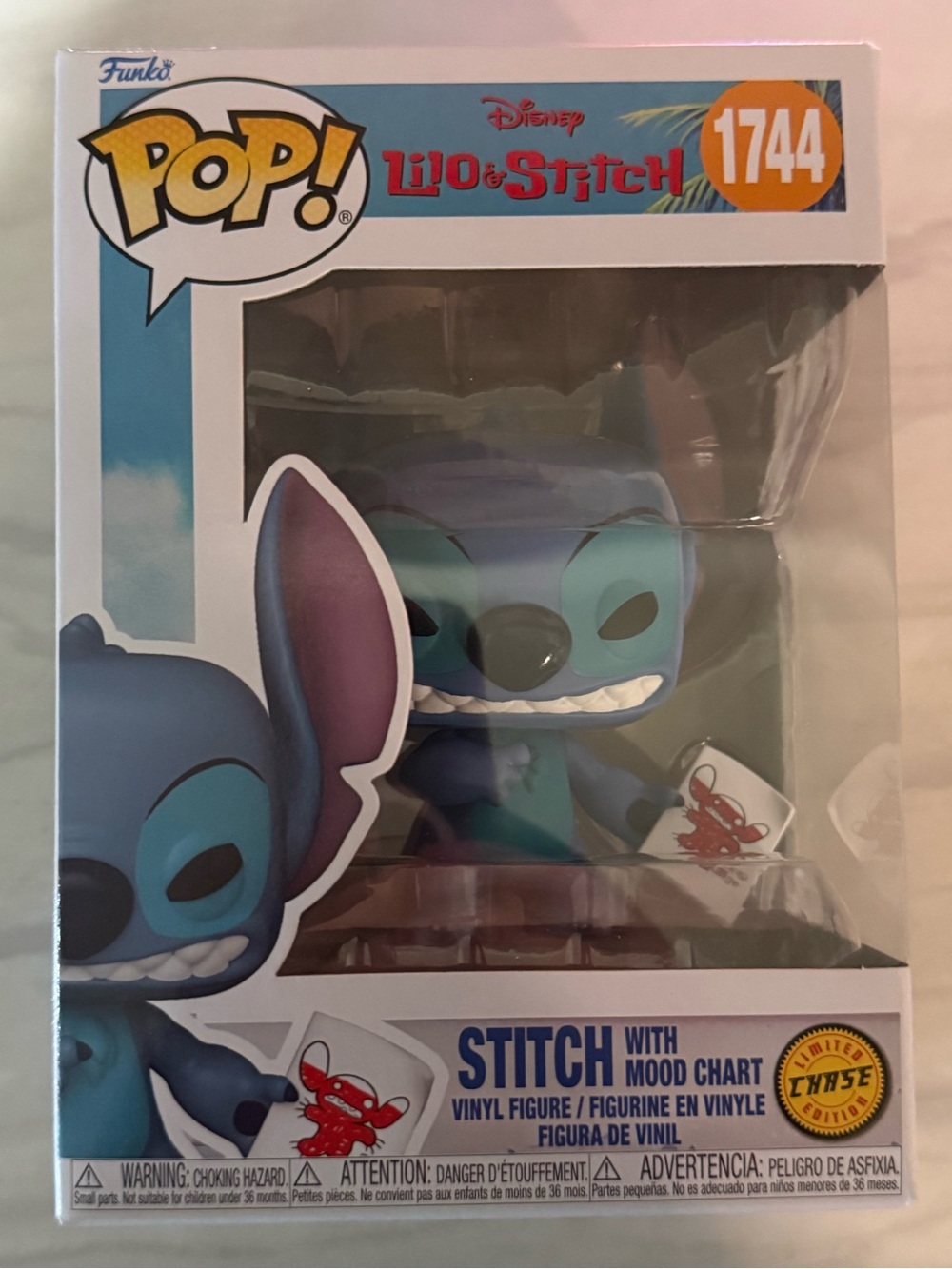 Funko Pop! Stitch Vinyl Figure in Blue and Teal with Cup Accessory